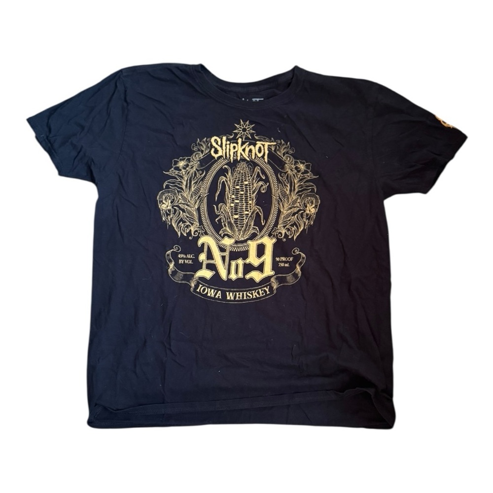 Slipknot‎ Slip Knot Made In Iowa Whiskey Corn Band T Tee Shirt Top